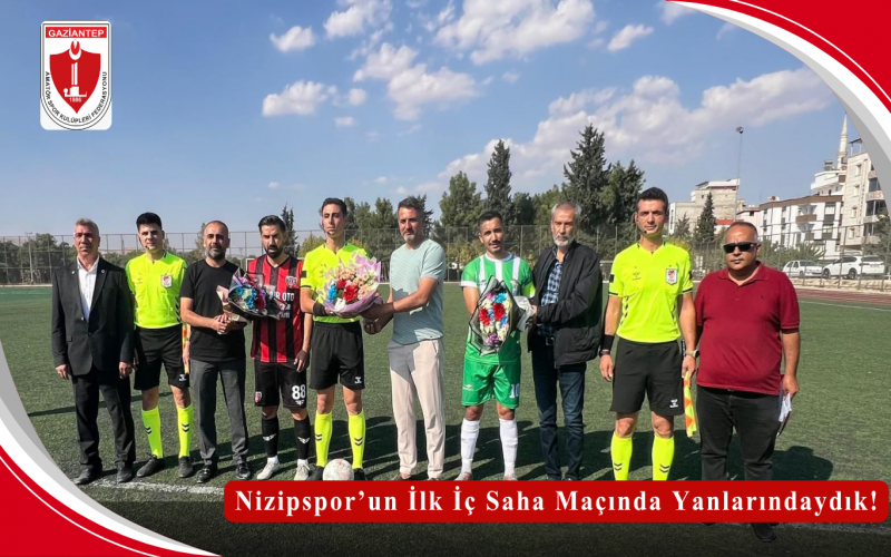 📍 Nizipspor’un İlk İç Saha Maçında Yanlarındaydık!
